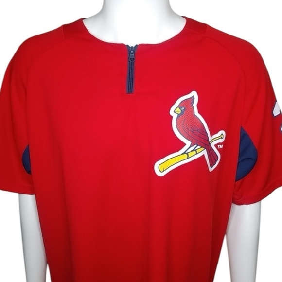 St. Louis Cardinals #25 Pujlos Warm Up Jersey Sz XL - Picture 3 of 8